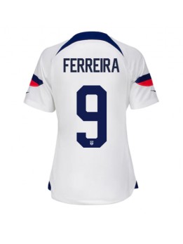 Vereinigte Staaten Jesus Ferreira #9 Heimtrikot für Frauen WM 2022 Kurzarm